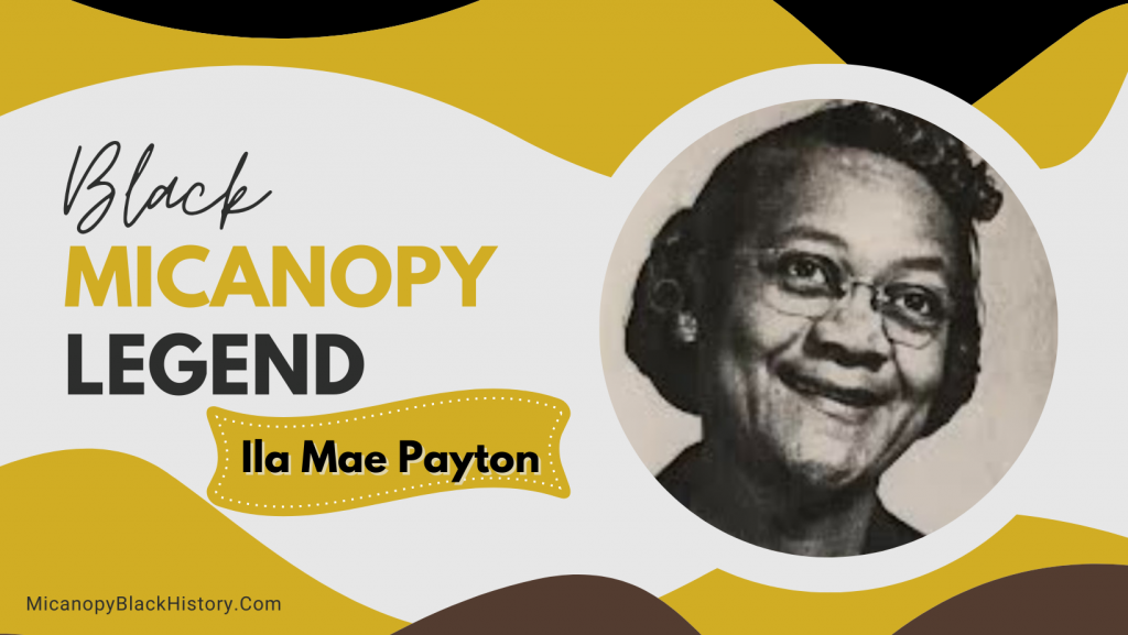 Ila Mae Payton Beloved Schoolteacher Micanopy Black History