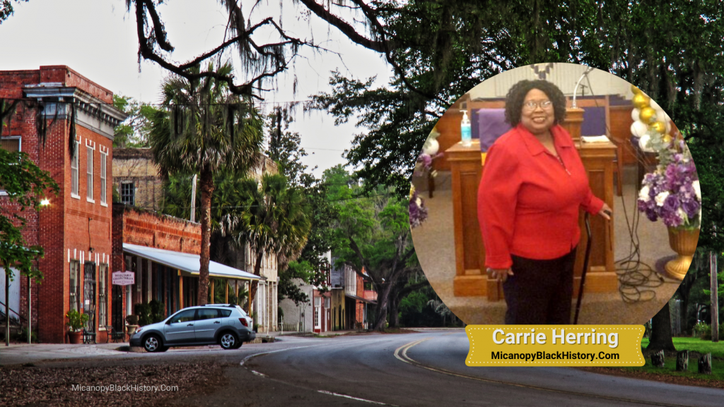 Micanopy Is Home Carrie Herring Micanopy Black History